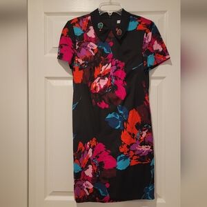 Trina Turk floral collared dress